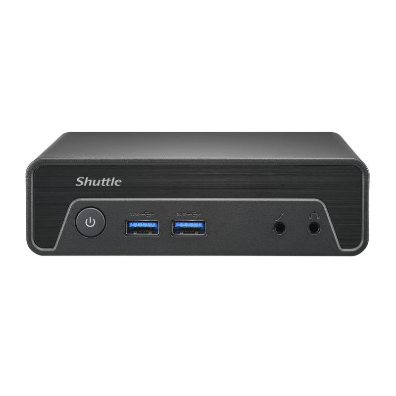 Load image into Gallery viewer, Shuttle ne10n nano pc, intel n 100 soc, ddr4, hdmi, dp, 6x usb, lan, fanless, 24 7, 65 w