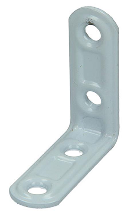 Load image into Gallery viewer, Mack 1013794 - 4 geplooide winkelhaken wit gelakt 40x40mm | 10 stuks