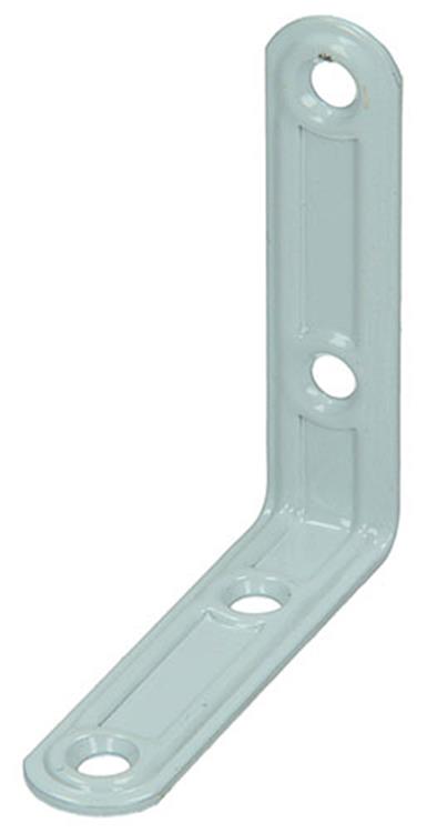 Load image into Gallery viewer, Mack 1013795 - 4 geplooide winkelhaken wit gelakt 60x60mm | 10 stuks