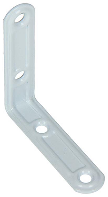 Load image into Gallery viewer, Mack 1013795 - 4 geplooide winkelhaken wit gelakt 60x60mm | 10 stuks