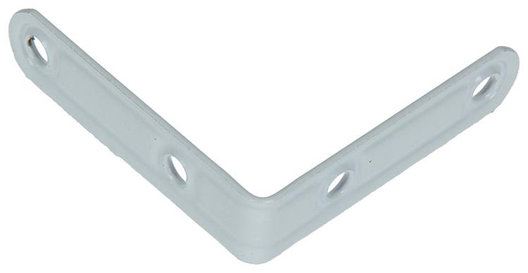 Load image into Gallery viewer, Mack 1013795 - 4 geplooide winkelhaken wit gelakt 60x60mm | 10 stuks