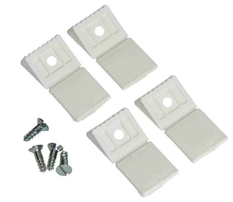 Load image into Gallery viewer, Mack 1013797 - 4 hoekverbinders mini wit | 5 stuks
