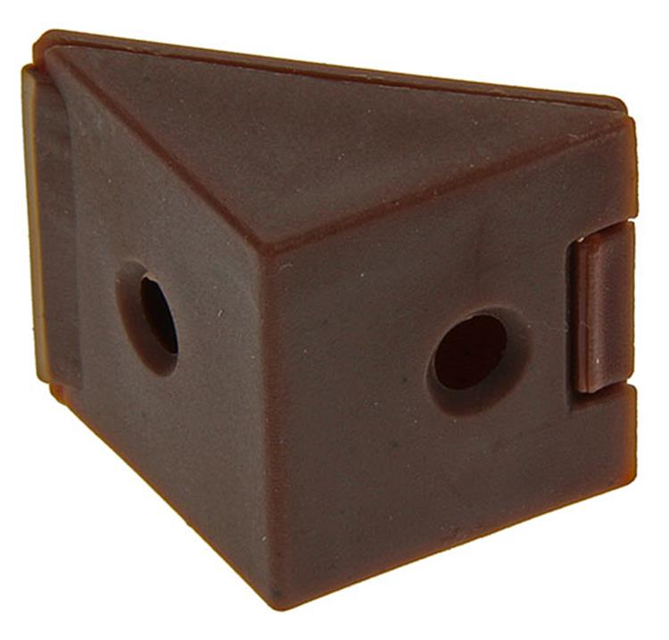 Load image into Gallery viewer, Mack 1013645 - 4 hoekverbinders smal bruin | 5 stuks