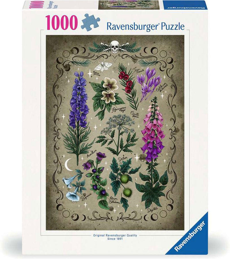 Afbeelding laden in galerijviewer, Ravensburger legpuzzel giftpflanzen 1000 stukjes puzzel volwassenen.