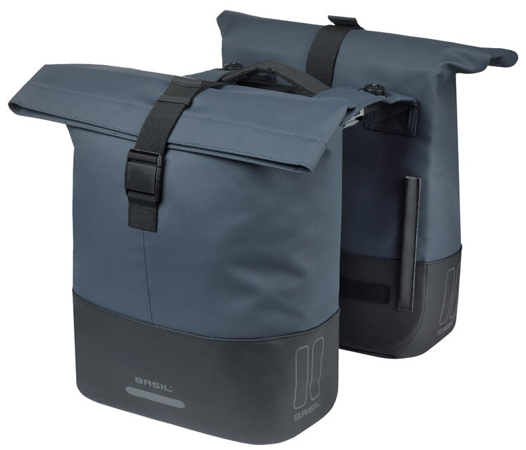 Load image into Gallery viewer, Basil dubbele tas cove mik 2.0 . twin bags cove 28-32l mik navy black