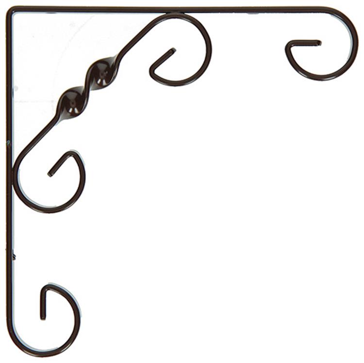 Load image into Gallery viewer, 1014752 - rustieke gedraaide konzool bruin 150x150x13mm | 12 stuks