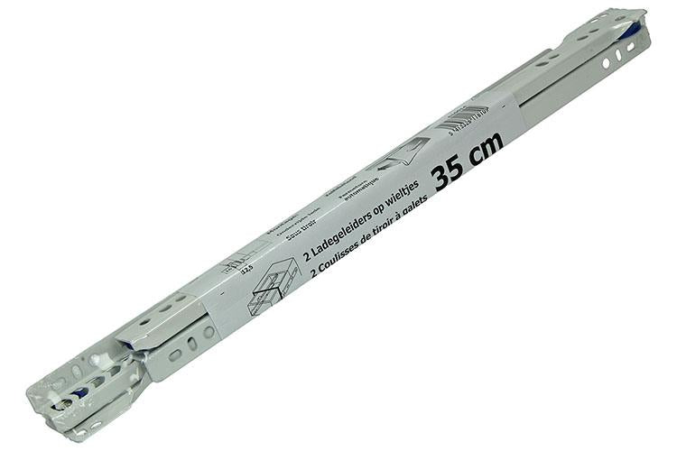 Load image into Gallery viewer, 1013688 - paar rolladegeleiders wit 25kg 35cm | 5 stuks