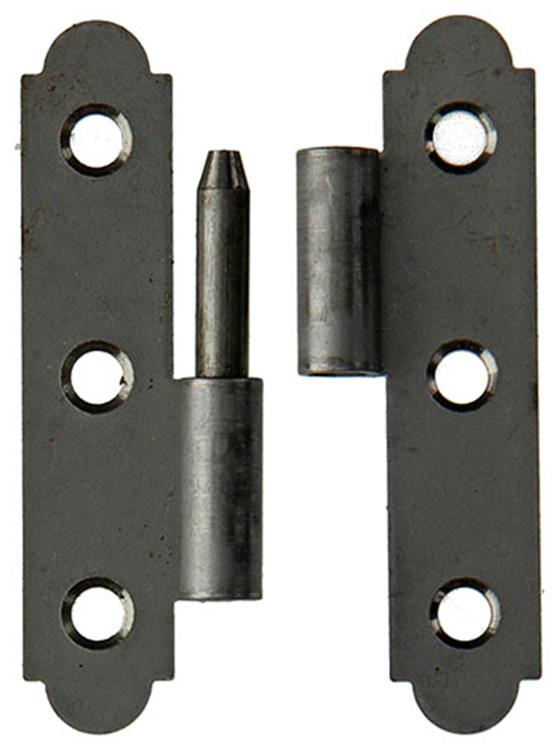 Load image into Gallery viewer, Mack 1013707 - 2 spaanse paumellen links inox h 80 - b 45 mm | 5 stuks