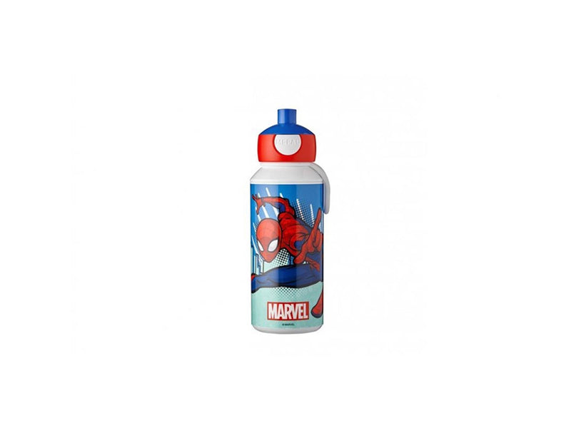Load image into Gallery viewer, Mepal pop-up drinkfles campus - 400 ml - sluit goed af - drinkbeker voor kinderen - spiderman