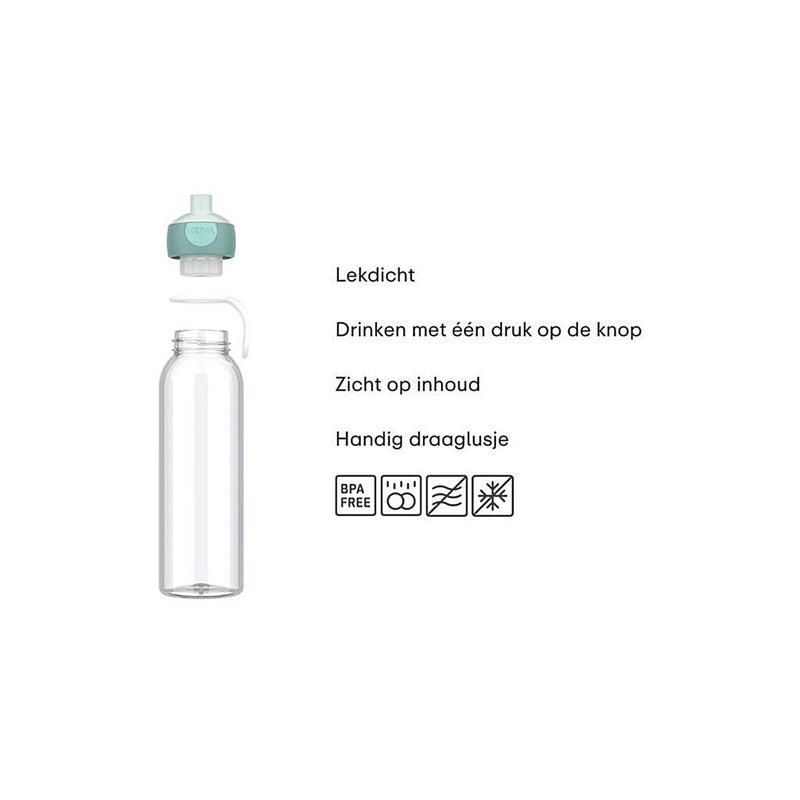 Load image into Gallery viewer, Mepal waterfles pop-up campus 500ml - cool blue