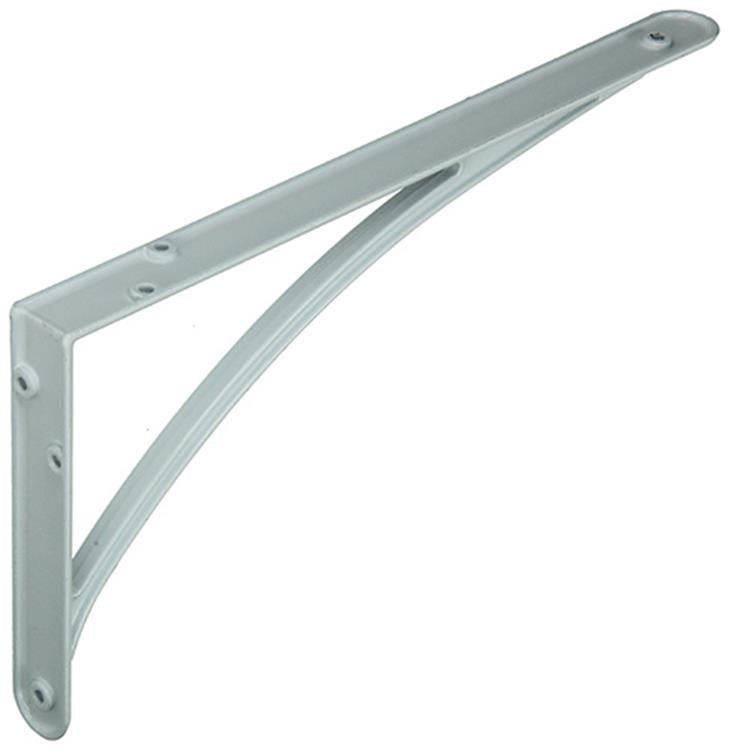 Load image into Gallery viewer, 1015318 - versterkte konzool alu wit 300x150 mm | 6 stuks