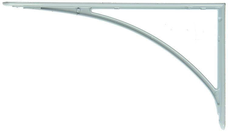Load image into Gallery viewer, 1015319 - versterkte konzool alu wit 350x200 mm | 6 stuks