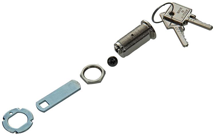 Load image into Gallery viewer, Mack 1014022 - brievenkastslot vernikkeld 30 mm | 5 stuks