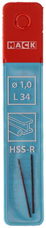Load image into Gallery viewer, Mack 1018175 - universeelboor hss r ø 1,0 x 34 mm 2st | 5 stuks