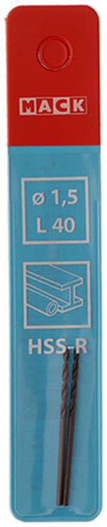 Load image into Gallery viewer, Mack 1018176 - universeelboor hss r ø 1,5 x 40 mm 2st | 5 stuks