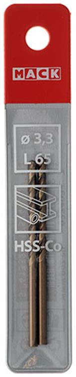Load image into Gallery viewer, Mack 1018197 - metaalboor hss co5% din 338 ø 3,3 x 65 mm 2st | 5 stuks