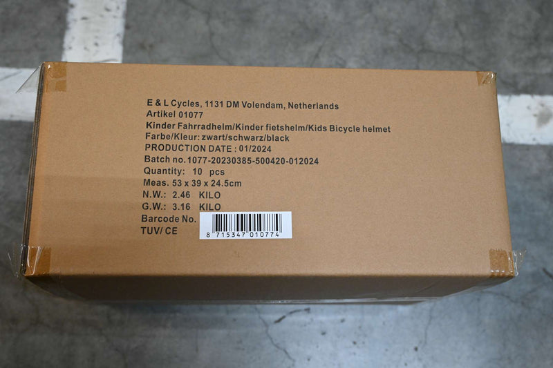 Load image into Gallery viewer, Volare fietshelm - kids - zwart - 47-51 cm