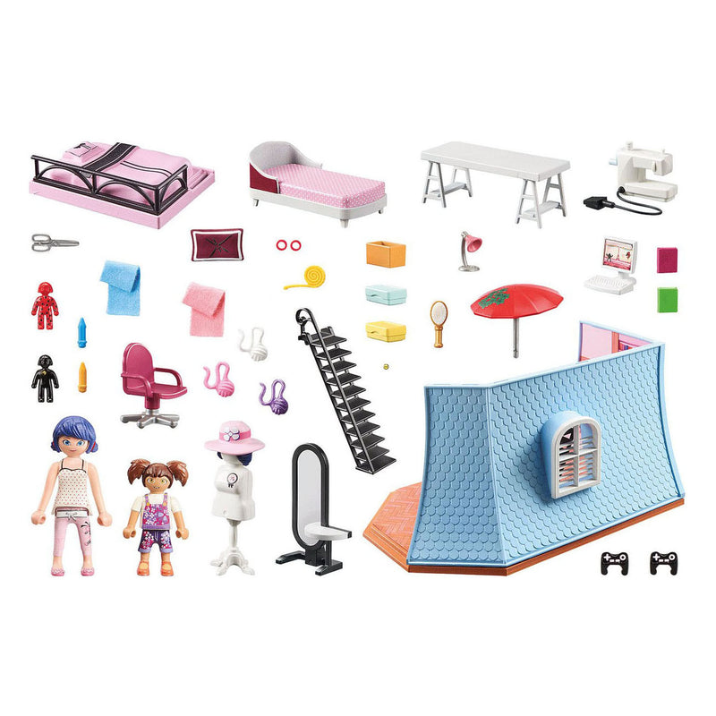 Load image into Gallery viewer, Playmobil miraculous marinettes loft - 71335