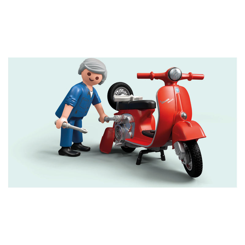 Load image into Gallery viewer, Playmobil 60s vespa garage - 71621