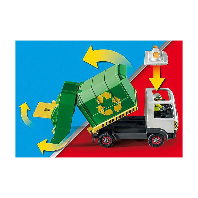 Load image into Gallery viewer, Playmobil city life recycling vuilniswagen - 71235