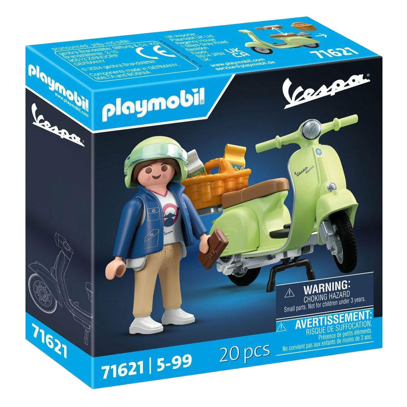 Load image into Gallery viewer, Playmobil 1969 vespa 150 sprint veloce groen - 71622