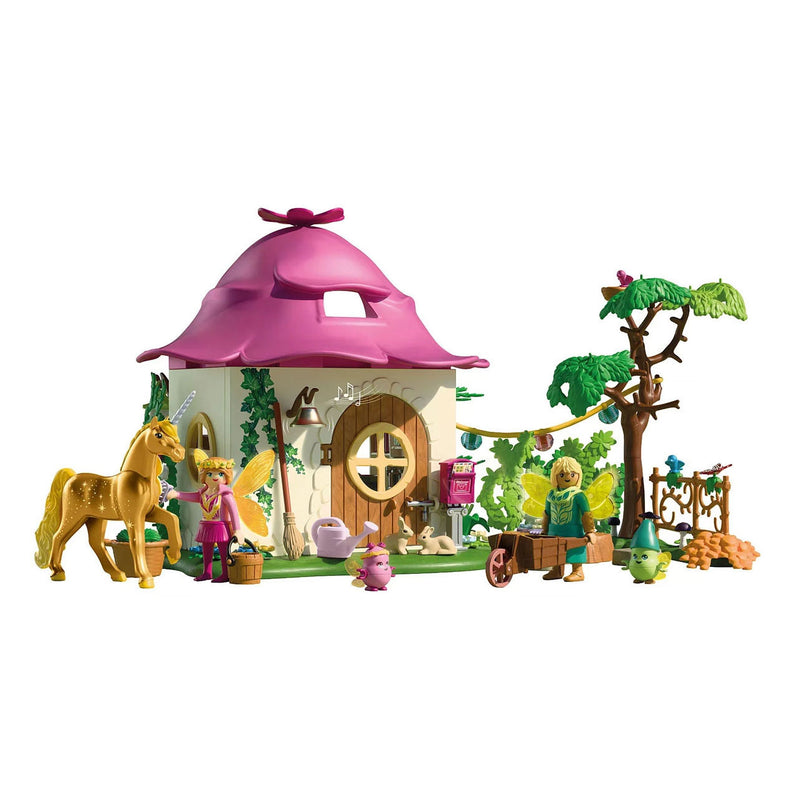 Load image into Gallery viewer, Playmobil gezellig sprookjeshuis met gouden eenhoorn en stal - 71838