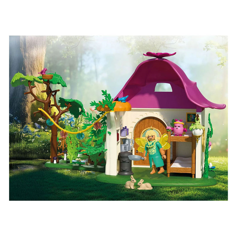 Load image into Gallery viewer, Playmobil gezellig sprookjeshuis met gouden eenhoorn en stal - 71838