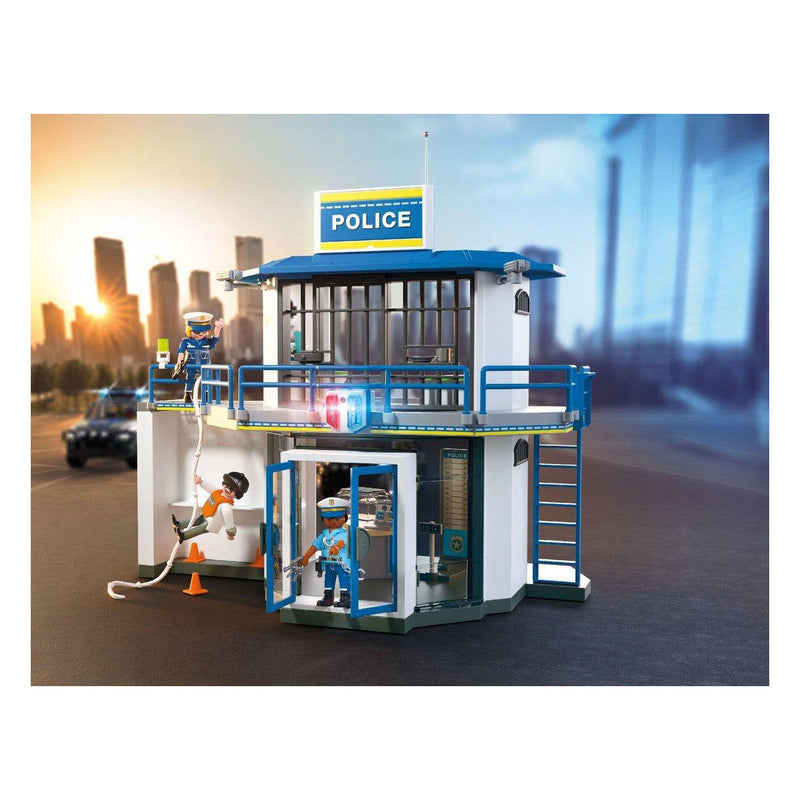 Load image into Gallery viewer, Playmobil city action politiebureau met onderzoeksruimte - 71875