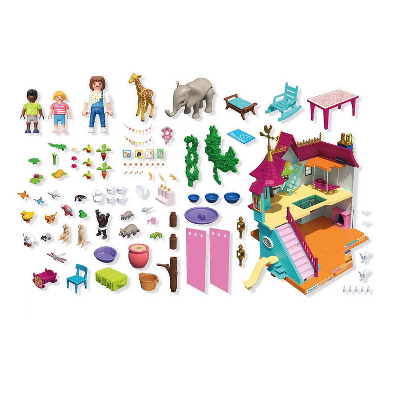 Load image into Gallery viewer, Playmobil animals friends levendig dierenhuis - 71853