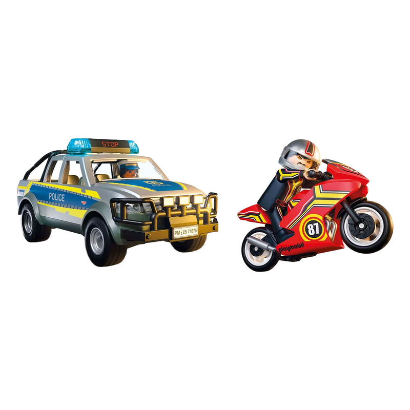 Load image into Gallery viewer, Playmobil city action achtervolging met politie-ophaaldienst - 71876