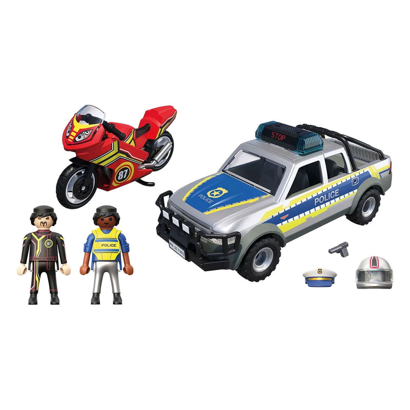 Load image into Gallery viewer, Playmobil city action achtervolging met politie-ophaaldienst - 71876