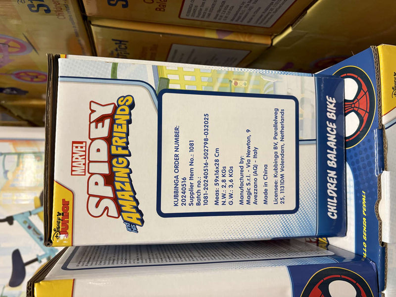 Load image into Gallery viewer, Spidey und seine tollen freunde spidey loopfiets metaal