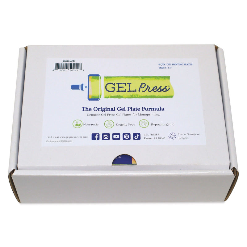 Load image into Gallery viewer, Gel press • drukplaat 5x7'' 6 pack