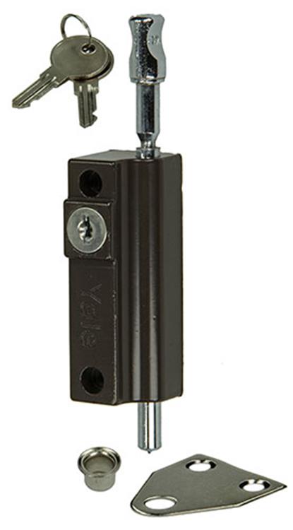 Load image into Gallery viewer, Yale 1019106 - 1 deuroplegslotje, met pin, bruin | 2 stuks