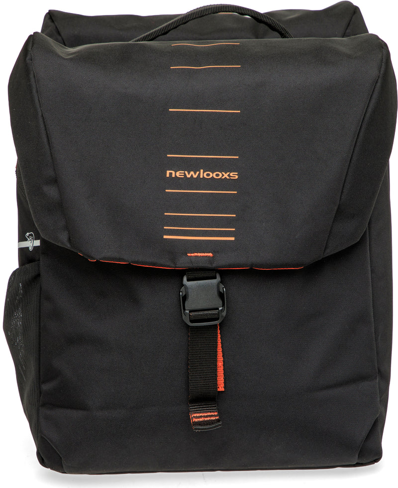 Load image into Gallery viewer, Newlooxs tas new looxs vigo dubbel | zwart oranje | mik 2.0 | 40l