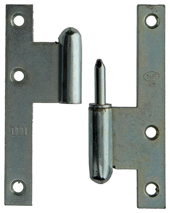 Load image into Gallery viewer, Yale 1019129 - 3 stalen paumellen bichromaat r 110x70mm | 5 stuks