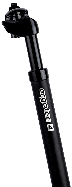 Load image into Gallery viewer, Ergotec zadelpen verend sp-4.0 ø27.2 350 mm - zwart