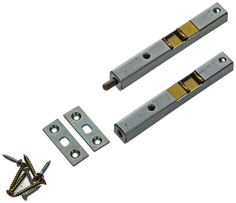 Load image into Gallery viewer, Yale 1019212 - 2 buisschuiven verzinkt 11x13mm 100mm | 5 stuks