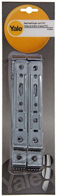Load image into Gallery viewer, Yale 1019233 - 6 raamhechtingen vr pvc raam rehau s730 | 5 stuks