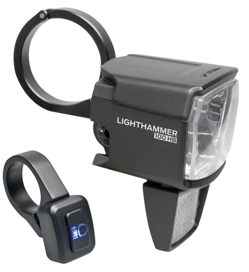 Load image into Gallery viewer, Trelock koplamp Lighthammer LS 890-HB E-b 12v DC 100 lux