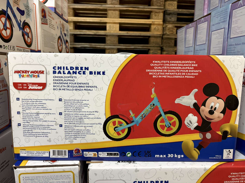 Load image into Gallery viewer, Volare disney mickey loopfiets metaal