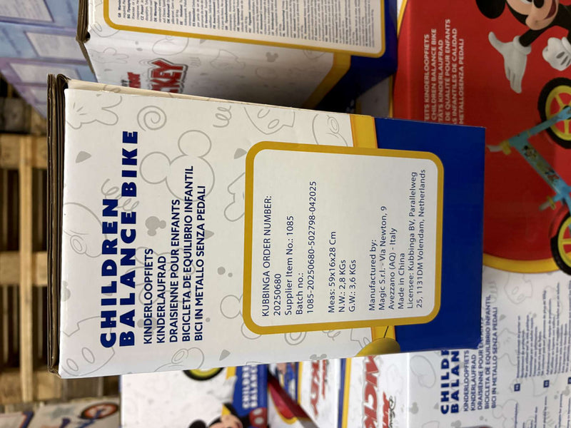 Load image into Gallery viewer, Mickey mouse disney mickey loopfiets metaal