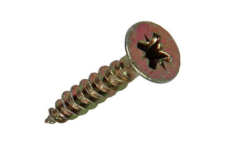 Afbeelding laden in galerijviewer, Mack 1017242 - spaanplaatschroef vz kop geelverz.20 st 4,5 x 25 mm | 10 stuks