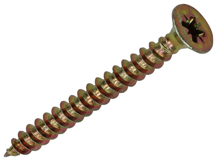 Load image into Gallery viewer, Mack 1017246 - spaanplaatschroef vz kop geelverz.13 st 4,5 x 45 mm | 10 stuks