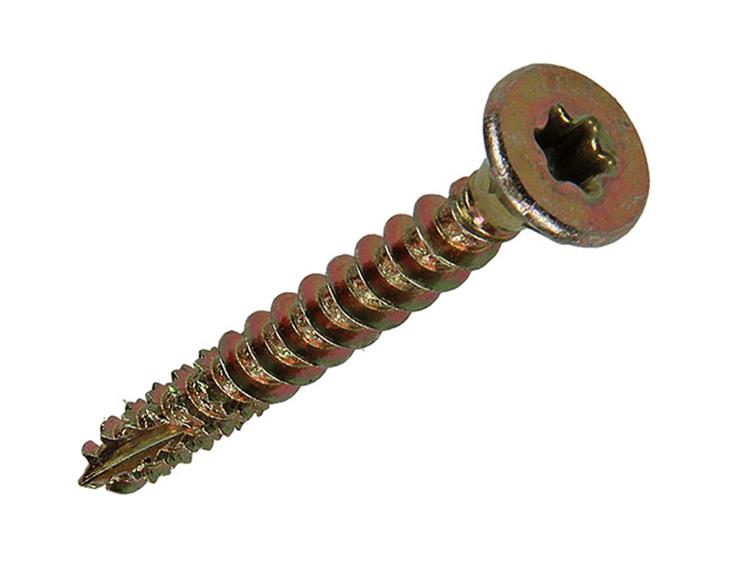 Afbeelding laden in galerijviewer, Mack 1017312 - spaanplschr.vzkop-zelfb. geelverz. 12 st 5,0 x 40 mm | 10 stuks