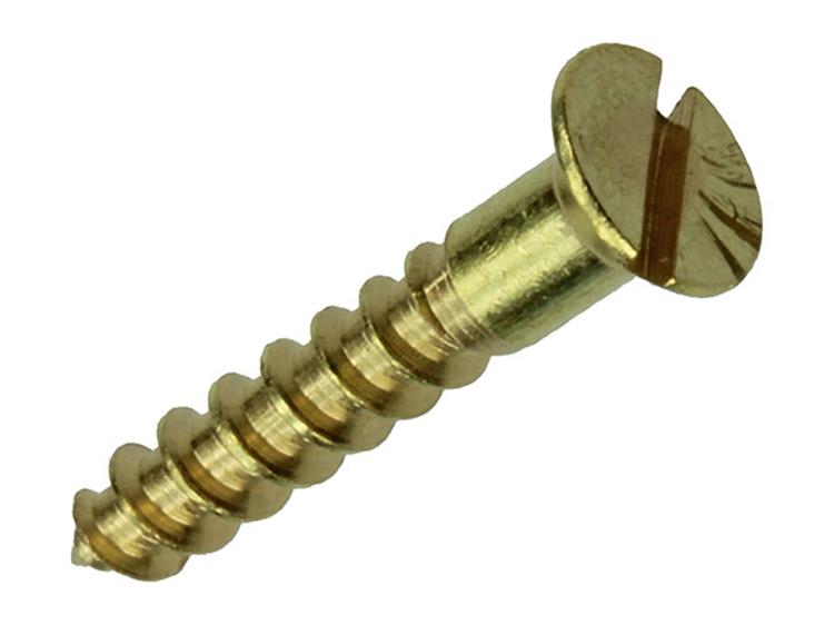Afbeelding laden in galerijviewer, Mack 1019651 - houtschroef verzonken kop messing 11st 3,5 x 20 mm | 10 stuks