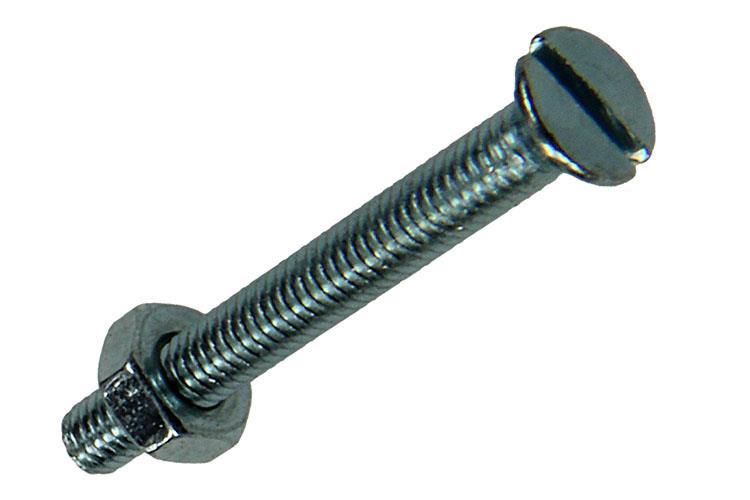 Afbeelding laden in galerijviewer, Mack 1017490 - metaalschroef verz. kop + moer verz. 22st m3 x 25 mm | 10 stuks