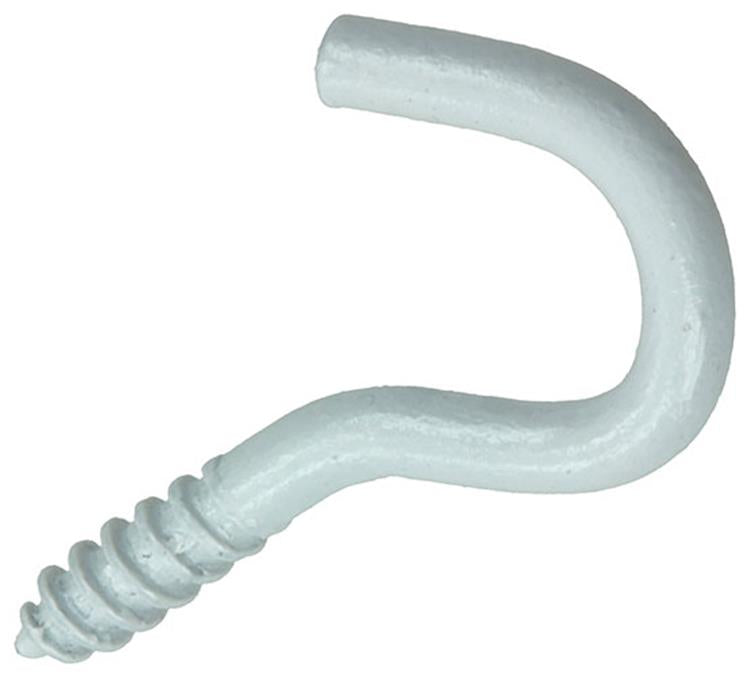 Load image into Gallery viewer, Mack 1017805 - schroefhaak staal wit 10st 2,5 x 12 mm | 10 stuks