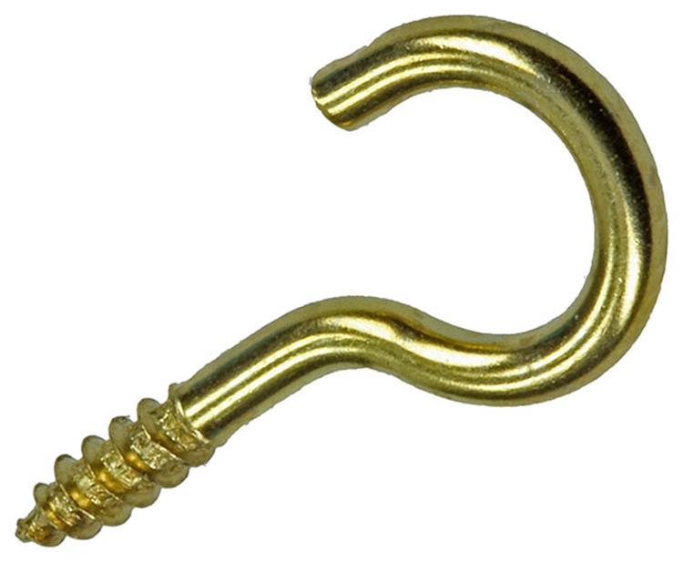 Load image into Gallery viewer, Mack 1019696 - schroefhaak messing 7 st 2,5 x 12mm | 10 stuks