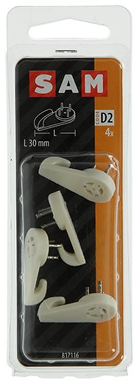 Load image into Gallery viewer, Mack 1017844 - betonhaak kunststof 4st 30mm | 10 stuks